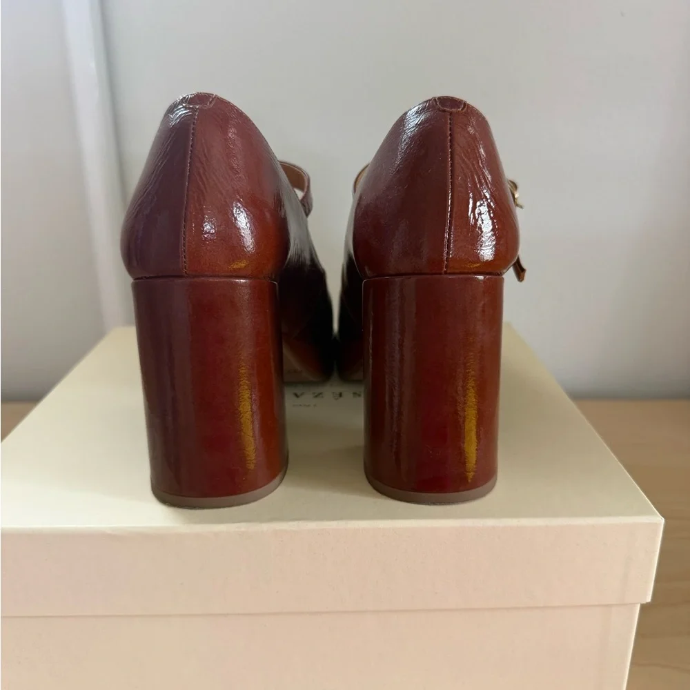 Sezane Georgia Babies Heel in Camel